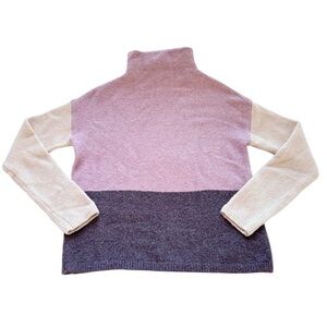 C&C California Colorblock Turtleneck Sweater